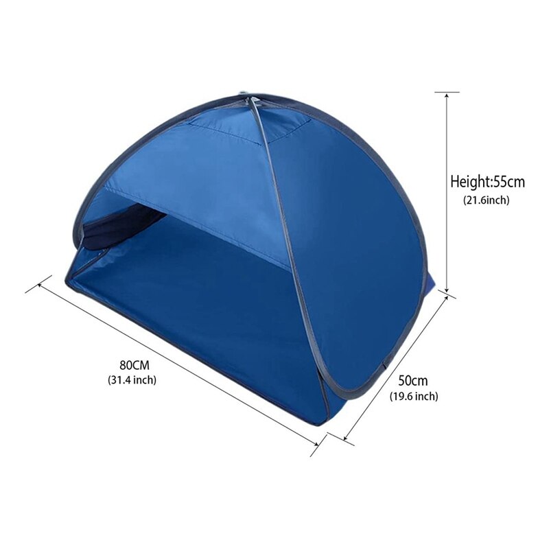 Cheap Goat Tents Mini Pets Beach Sun Shelter,Automatic Open Portable Waterproof Tent, For Beach, Grass,Indoor,Outdoor Camping   